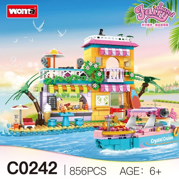 Su Parkı Meyve DükkanıYapı Blokları C0242 PCS:856:PARÇA - 4