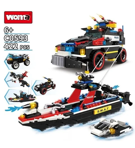 SWAT Chariot Savaş Gemisi PCS: 422 PARÇA - 2