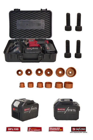 DAFLONG PRO 15 PİLLİ ÇİFT BATARYALI ŞARJLI PVC BORU KAYNAK MAKİNASI DFL-100 - 2