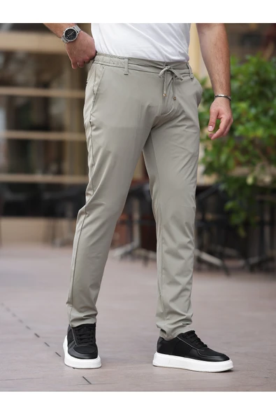Ultra Hafif İnce Esnek Slim Fit Jogger - 6