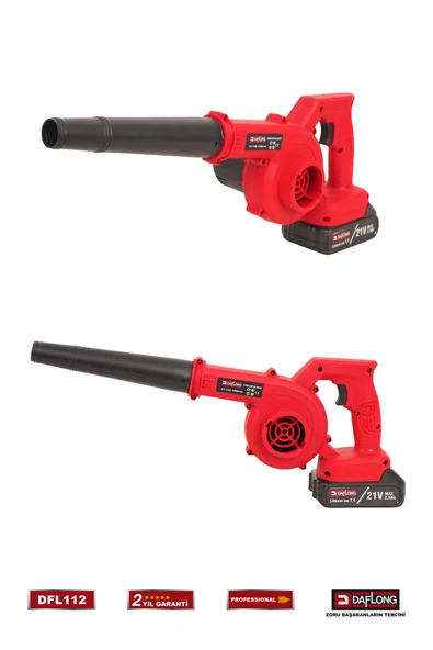 DAFLONG PRO ŞARJLI 6 BAŞLIKLI KIZAKLI HAVA ÜFLEME MAKİNASI DFL-112 - Resim 3