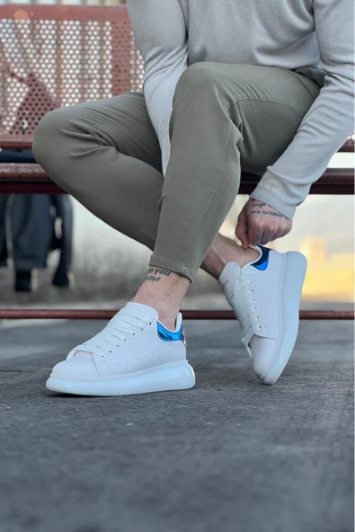 Beyaz Sax Beyaz Tb Erkek Casual Ayakkabı - Resim 2