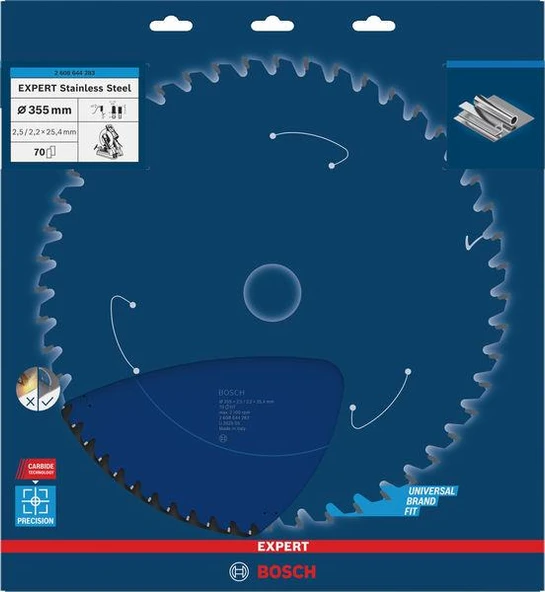 Bosch EXSST Daire Testere 355x25,4mm 70 D T ürün görseli