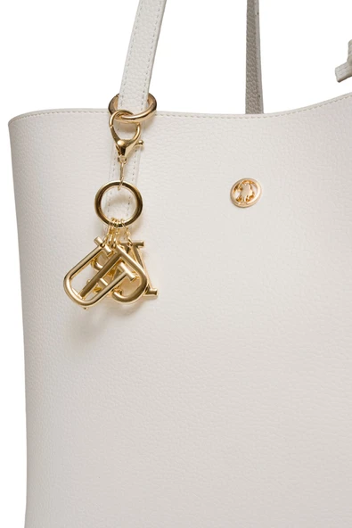 U.S. Polo Assn. Kadın Omuz Çanta Beyaz Us25197 - Resim 4