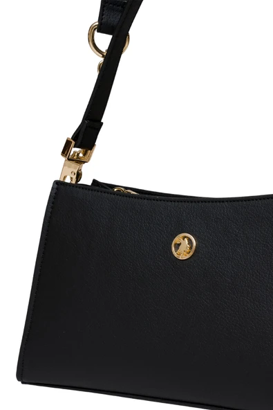 U.S. Polo Assn. Çapraz Askılı Kadın Çanta Siyah Us25134 - Resim 4