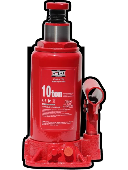 Attlas Atsk 10 Ton Hidrolik Şişe Kriko - A1201005 - Resim 3