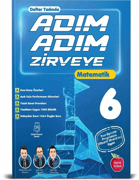 Newton Yayınları 6. Sınıf Adım Adım Matematik Soru Bankası Yeni Maarif