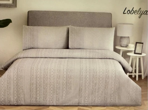 Özdilek Nev Lobelya Gri Tek Kişilik Nevresim Takımı