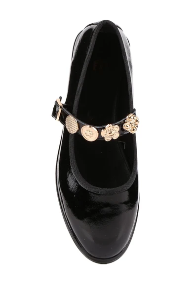 Stato - Siyah Rugan Deri Kadın Babet Ayakkabı 25-5883 - Resim 6