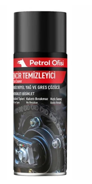 Petrol Ofisi Motosiklet Zincir Bakım Paketi Fırça Temizleyici Yağlayıcı - Resim 4