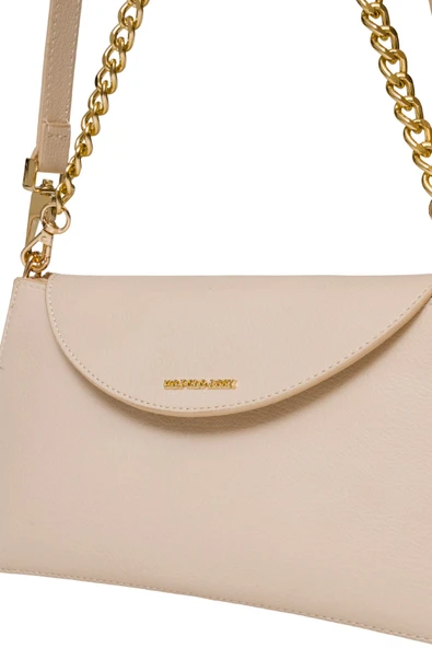 U.S. Polo Assn. Çapraz Askılı Kadın Çanta Bej Us25118 - Resim 2