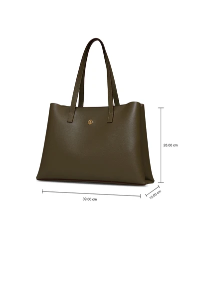 U.S. Polo Assn. Kadın Omuz Çanta Haki Us25186 - Resim 3