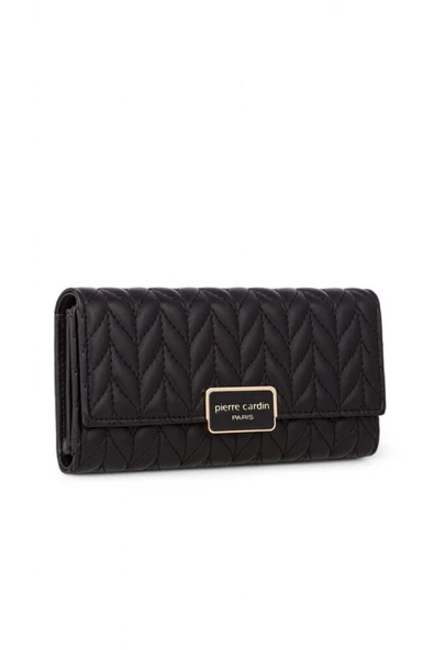Pierre Cardin Kadın Cüzdan Siyah 06pc25y614 Klsa S - Resim 2