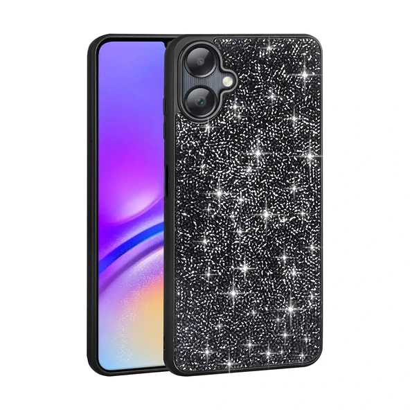 Galaxy A06 Kılıf Parlak Taşlı Tasarım Zore Pırlanta Kapak