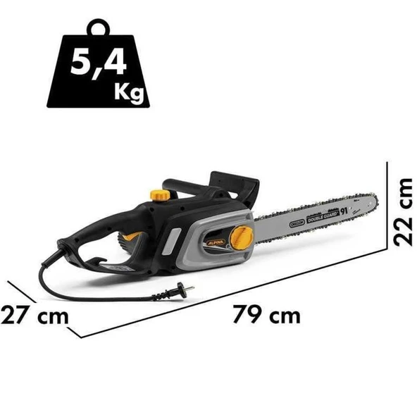 Alpina ACS 181E Elektrikli Testere Motoru - Resim 2