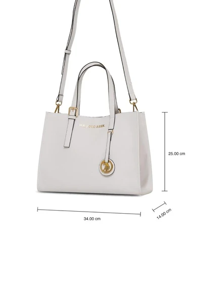 U.S. Polo Assn. Çapraz Askılı Kadın Çanta Beyaz Us25252 - Resim 6