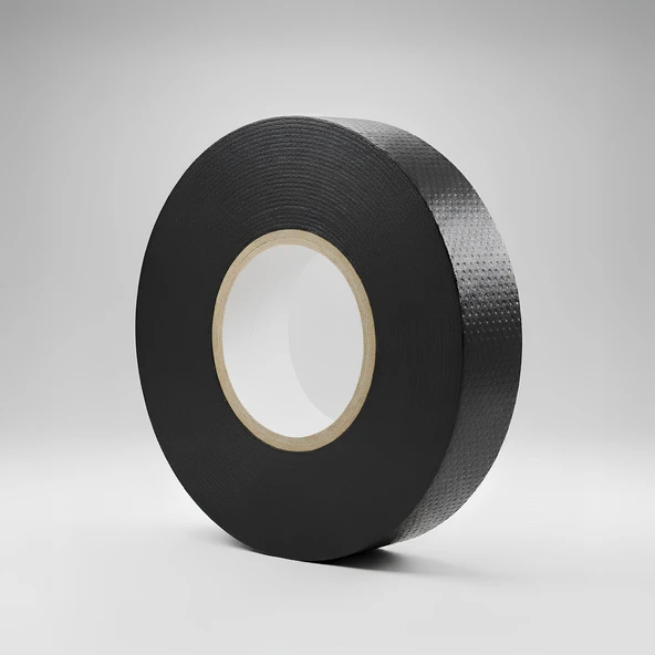 Kendinden Kaynayan Silikon Soğuk Sarma Eriyen Bant 19mm x 5m Tekli Hava Su Elektrik İzolasyonu Siyah - Resim 6