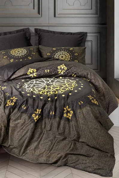 Palace Saten Çift Kişilik Nev Takımı Togay Antrasit ürün görseli