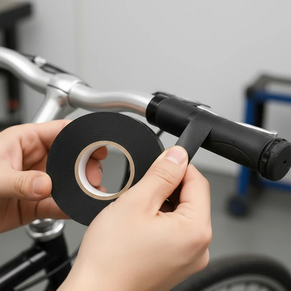 Kendinden Kaynayan Silikon Soğuk Sarma Eriyen Bant 19mm x 5m Tekli Hava Su Elektrik İzolasyonu Siyah - Resim 5