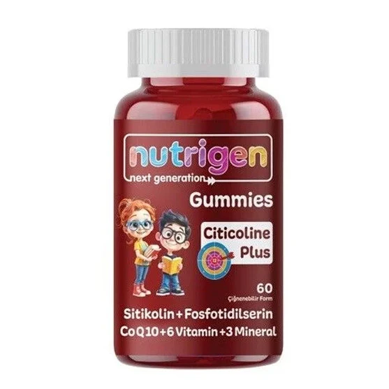 Nutrigen Gummies Citicoline Plus 60 Çiğnenebilir Form ürün görseli