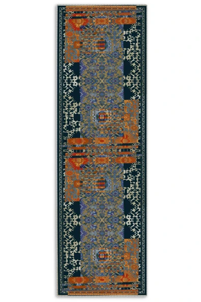 Pastel Home Kaşmir doku yumuşak kaymaz pamuk taban oturma odası salon mutfak koridor çocuk odası turuncu halı - 4