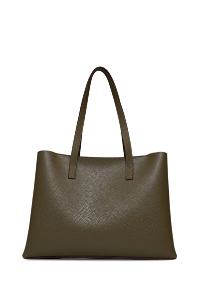 U.S. Polo Assn. Kadın Omuz Çanta Haki Us25186 - Resim 4