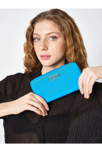 Pierre Cardin Kadın Cüzdan Turkuaz 06pc25y601-P Tk - Resim 2