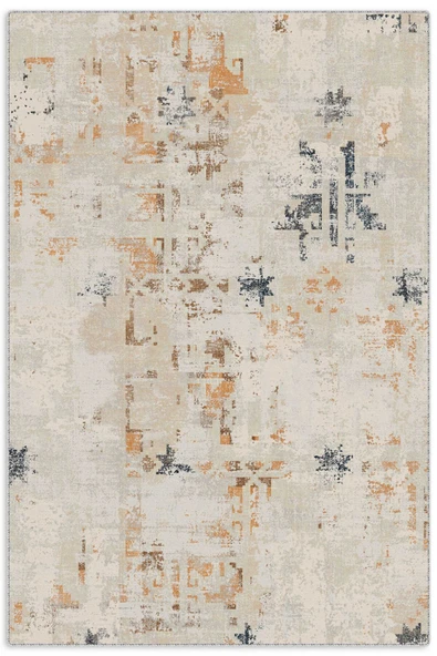 Pastel Home Kaşmir doku yumuşak kaymaz pamuk taban oturma odası salon mutfak koridor sarı lacivert bej halı