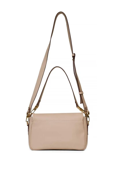 U.S. Polo Assn. Çapraz Askılı Kadın Çanta Bej Us25126 - Resim 6