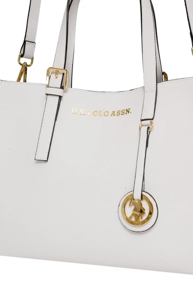 U.S. Polo Assn. Çapraz Askılı Kadın Çanta Beyaz Us25252 - Resim 2