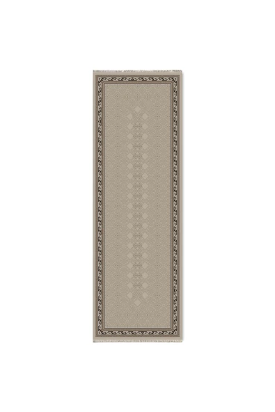 Pastel Home Etnik Bej Şönil Halı Kilim Yolluk Kaymaz Yıkanabilir Salon Mutfak Oturma Odası Koridor Yatak Odası - Resim 5