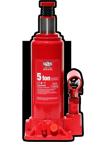 Attlas Atsk 5 Ton Hidrolik Şişe Kriko - A1201003 - Resim 3