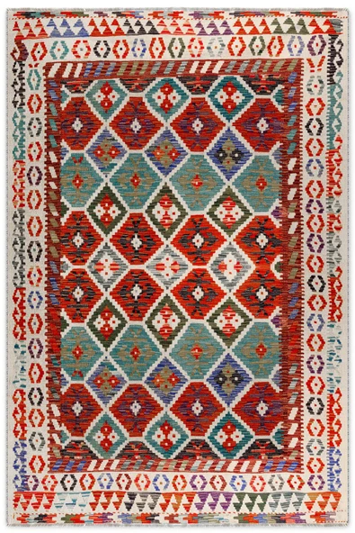 Pastel Home Renkli Anadolu Kilim Şönil Halı Yolluk Yıkanabilir Saçaklı Kaymaz Mutfak Koridor Oturma Yatak Odası
