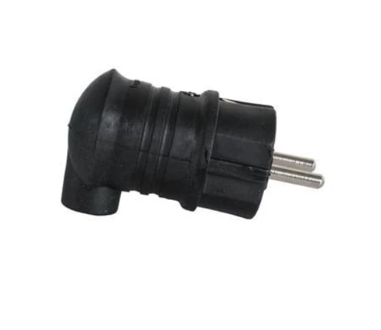 Byes 1x16a 220v Monofaze Kauçuk Eğik Fiş IP44 ( 5 Adet ) - Resim 3