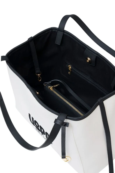 U.S. Polo Assn. Kadın Omuz Çanta Beyaz Us25312 - Resim 7