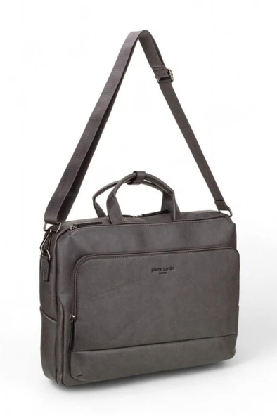 Pierre Cardin Erkek Laptop Evrak Çantası Gri 01pc00109 ürün görseli 1