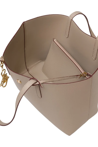 U.S. Polo Assn. Kadın Omuz Çanta Bej Us25197 - Resim 5