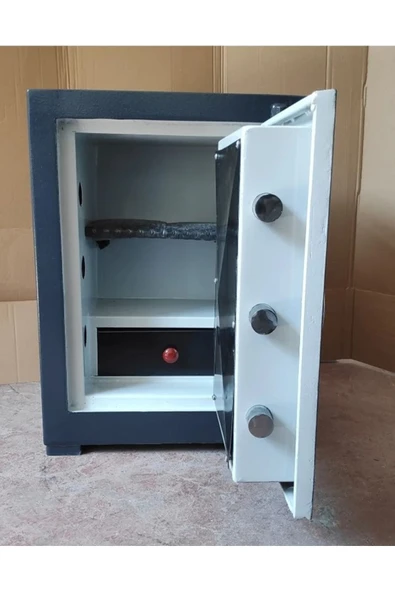 SUR  ÇELİK PARA KASALARI Yangına Dayanıklı 54 Cm Para Kasası Antrasit 90 KG - Resim 3