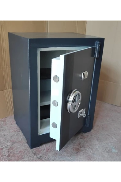 SUR  ÇELİK PARA KASALARI Yangına Dayanıklı 54 Cm Para Kasası Antrasit 90 KG - Resim 2