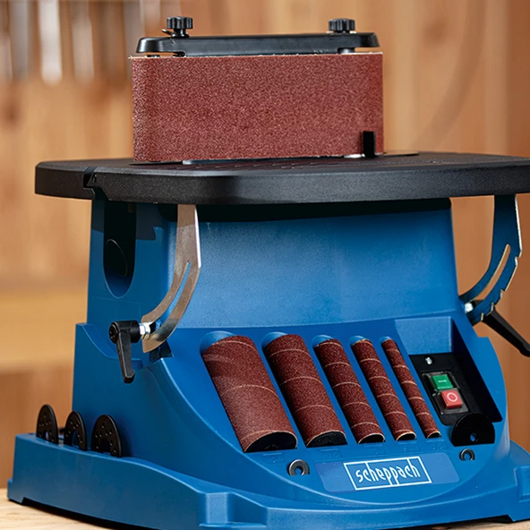 Scheppach OSM600 Salınımlı Titreşimli Bant Zımpara Makinası - 5903409901 - 2