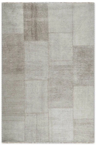 Pastel Home Bej Krem Patchwork Şönil Halı Kilim Yolluk Kaymaz Yıkanabilir Saçaklı Oturma Odası Mutfak Koridor ürün görseli 1