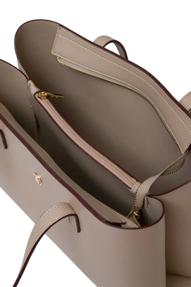 U.S. Polo Assn. Kadın Omuz Çanta Bej Us25186 - Resim 7