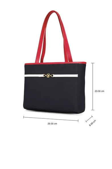 U.S. Polo Assn. Çapraz Askılı Kadın Çanta Lacivert-Beyaz-Kırmızı Us25233 - Resim 8