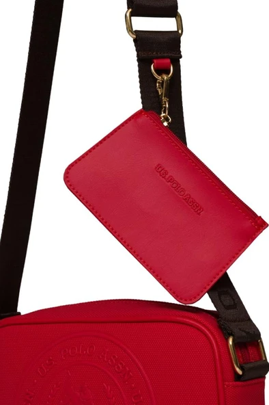 U.S. Polo Assn. Çapraz Askılı Kadın Çanta Kırmızı Us25275 - Resim 2