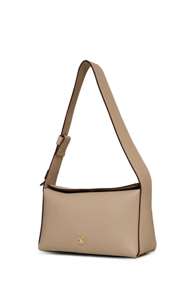 U.S. Polo Assn. Çapraz Askılı Kadın Çanta Bej Us25203 - Resim 5