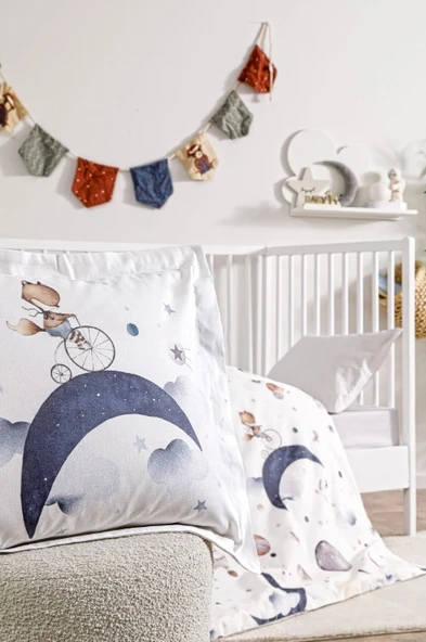 Özdilek Cute Space %100 Pamuk Bebek Nevresim Takımı - 2