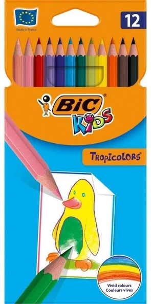Bic Kuruboya Tropicolor2 Uzun 12 Li 832566 ürün görseli