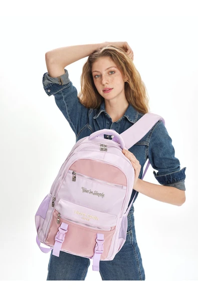 Pierre Cardin Okul Sırt Çantası Mor 07Pct1591-Mr - Resim 2