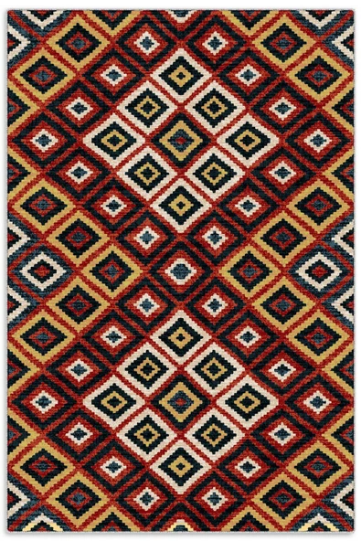 Pastel Home Mavi Anadolu Kilim Modeli Şönil Halı Kilim Yolluk Kaymaz Yıkanabilir Mutfak Kordior Salon - 7