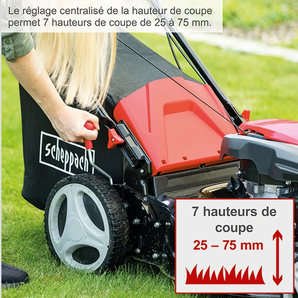 Scheppach MS173-51 Benzinli Çim Biçme Makinesi - 5911259903 - Resim 4